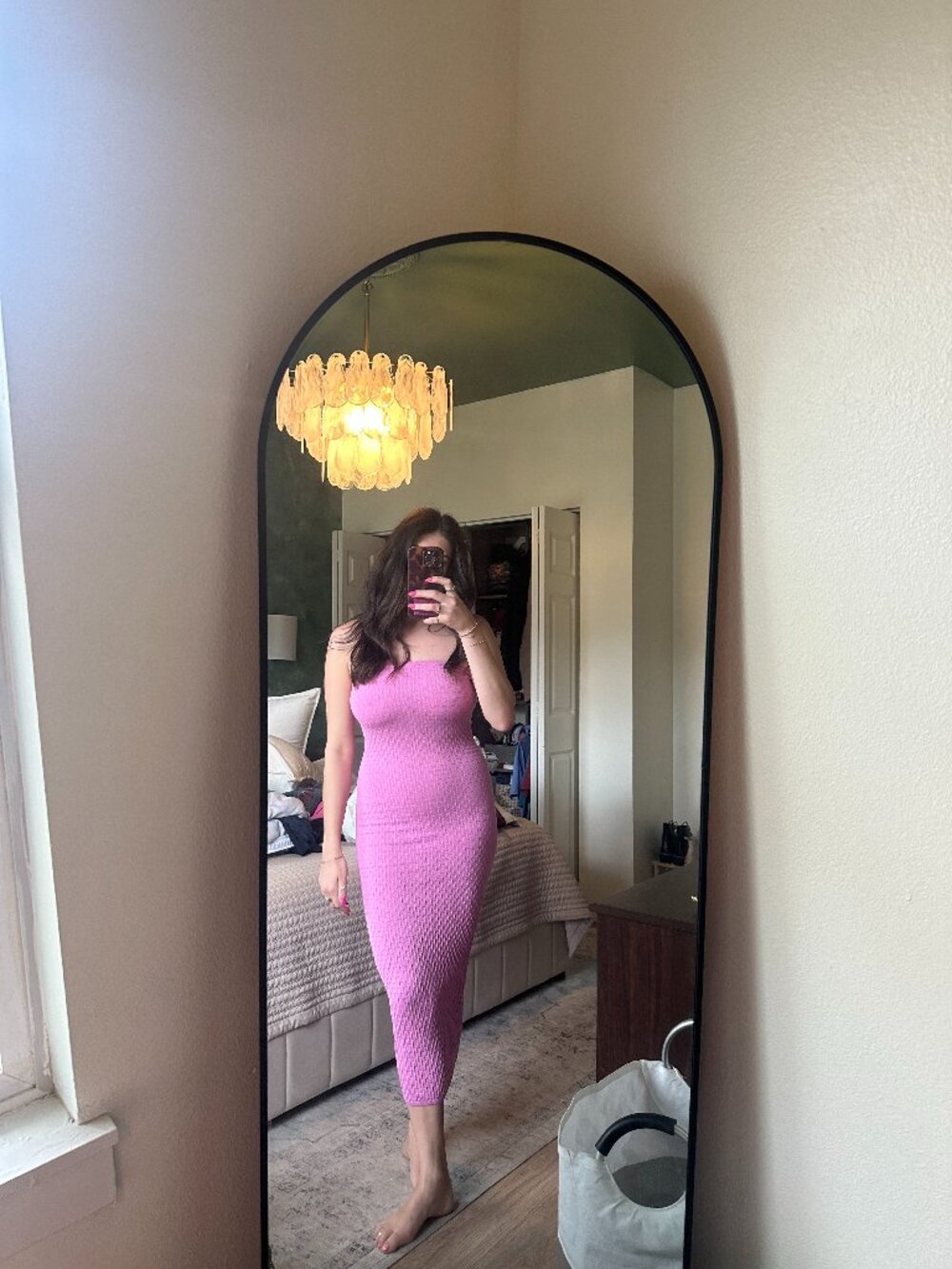 Pink Dress Stretchy - Open Edit